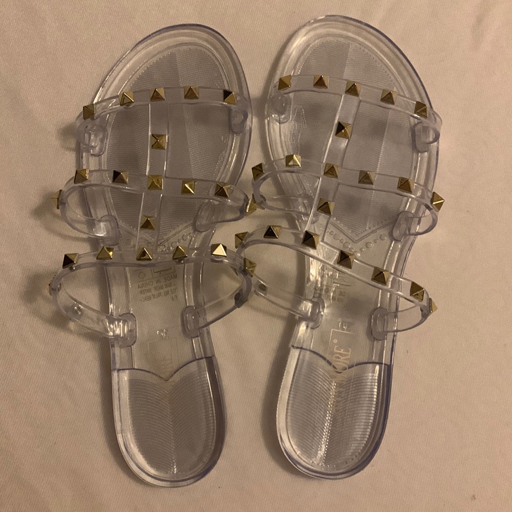 Brand new plastic Gladiator sandals